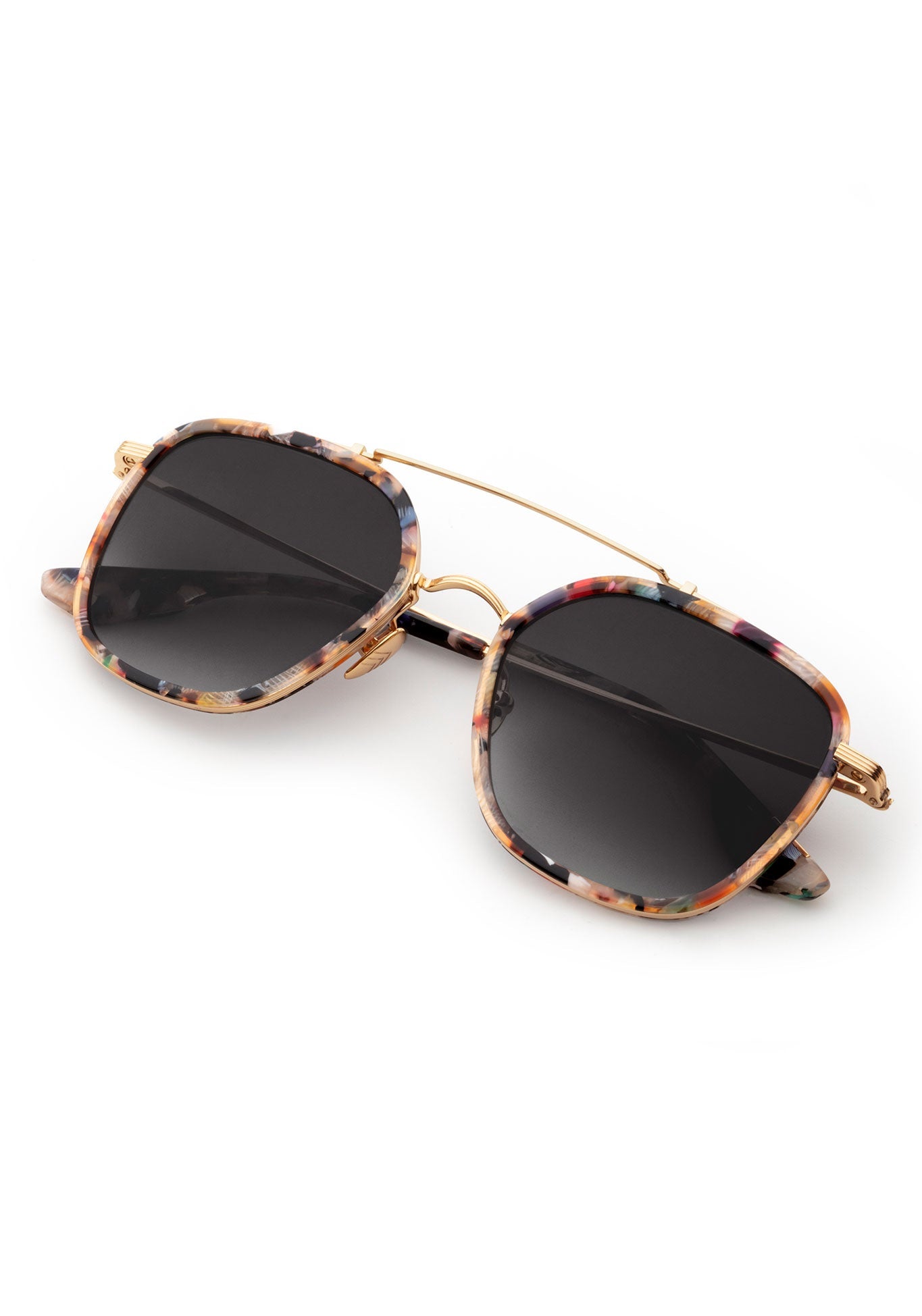 AUSTIN | Capri 24K Titanium Handcrafted, Luxury multicolored acetate KREWE sunglasses