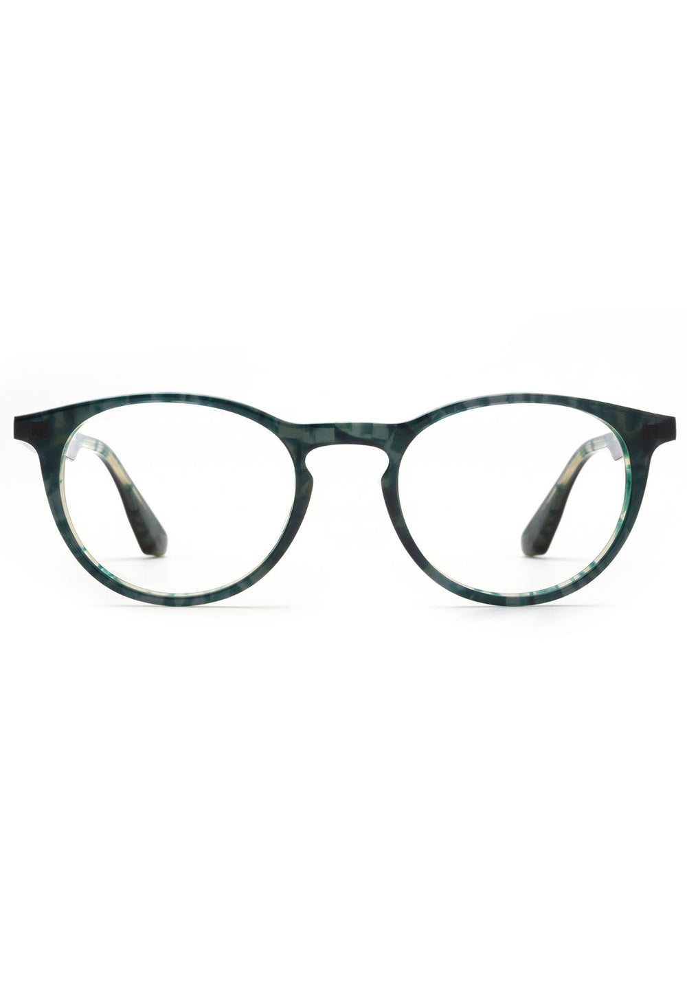 KREWE BAXTER | Grey Ivy Handcrafted, luxury green acetate eyeglasses