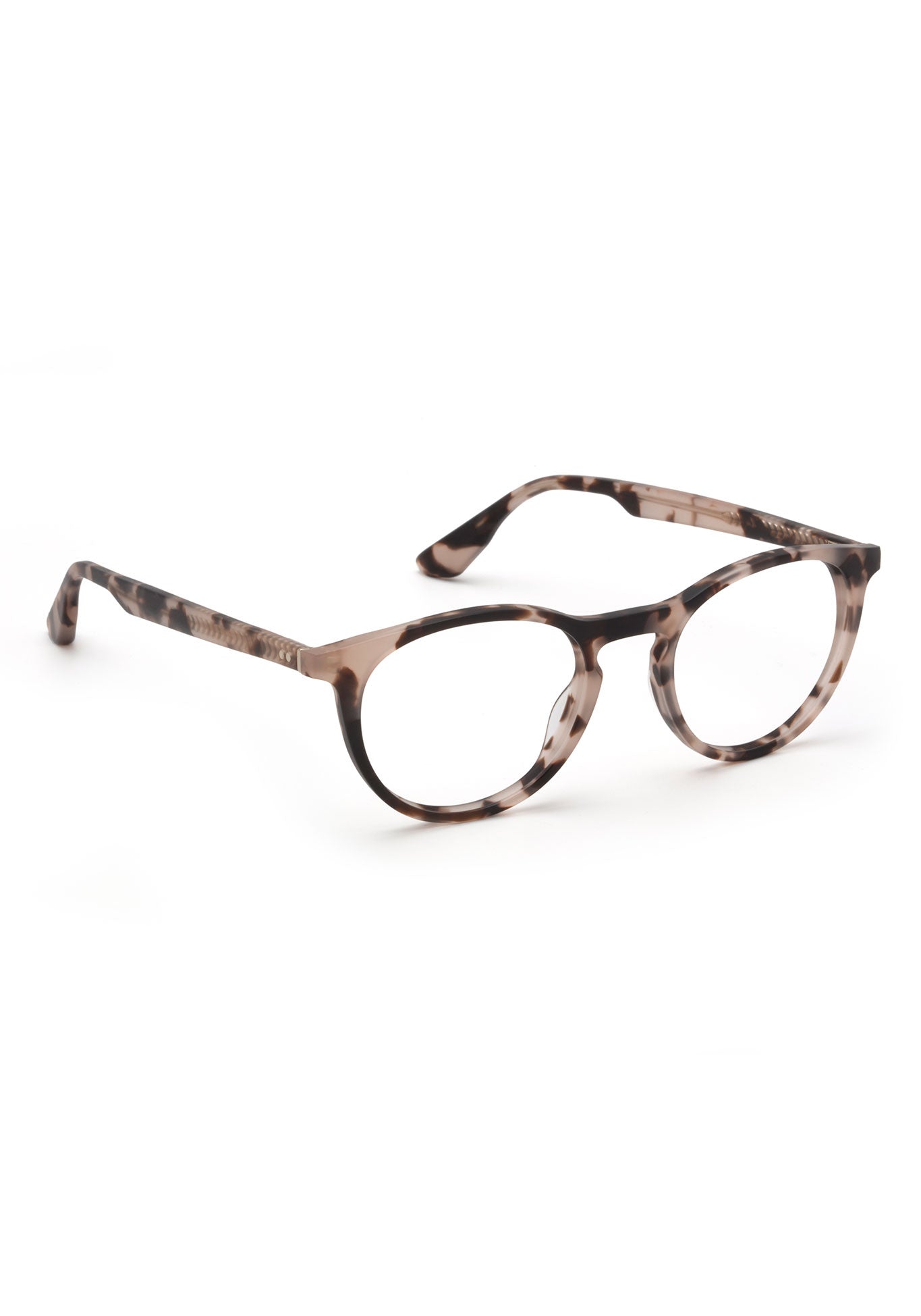 KREWE BAXTER | Matte Sunday Tortoise Handcrafted, luxury tortoise acetate eyeglasses