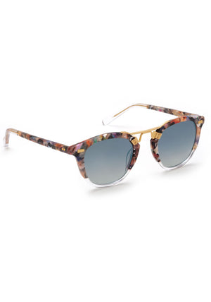BEAU | Capri to Crystal Mirrored 24K Handcrafted, luxury colorful acetate KREWE sunglasses