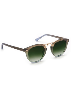 BEAU | Matcha 14K Handcrafted, luxury green acetate KREWE sunglasses