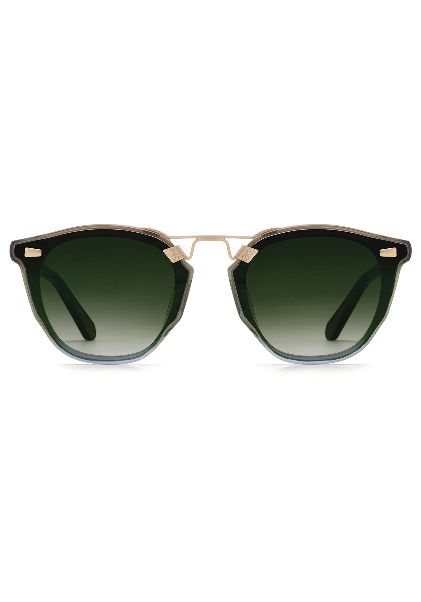 KREWE BEAU NYLON | Matcha 12K Handcrafted, Green Acetate Luxury Sunglasses