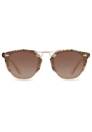 KREWE BEAU NYLON | Poppy to Petal 12K Mirrored Handcrafted, Colorful Acetate Luxury Sunglasses