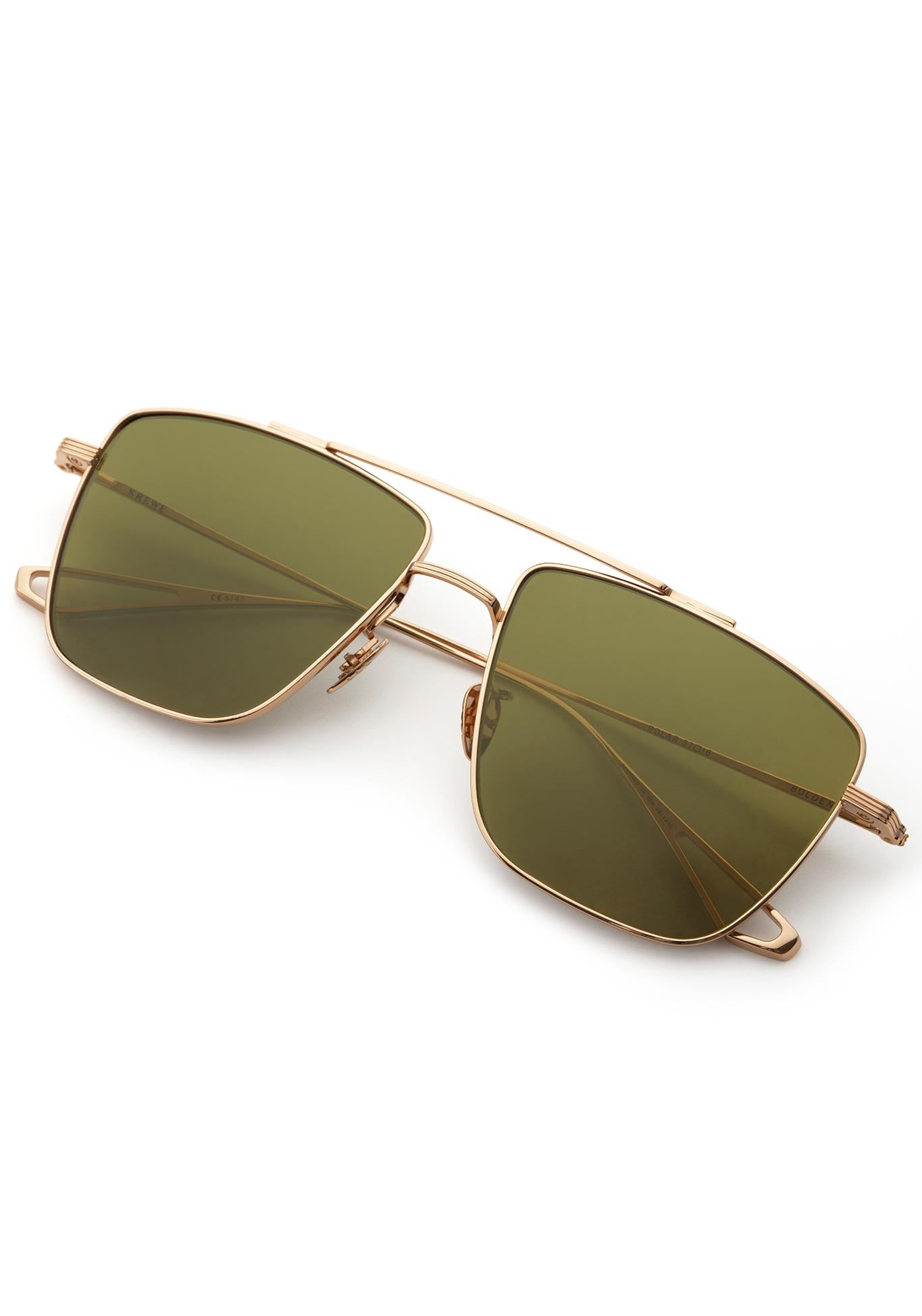 BOLDEN | 24K Polarized Handcrafted, Luxury Titanium KREWE Sunglasses