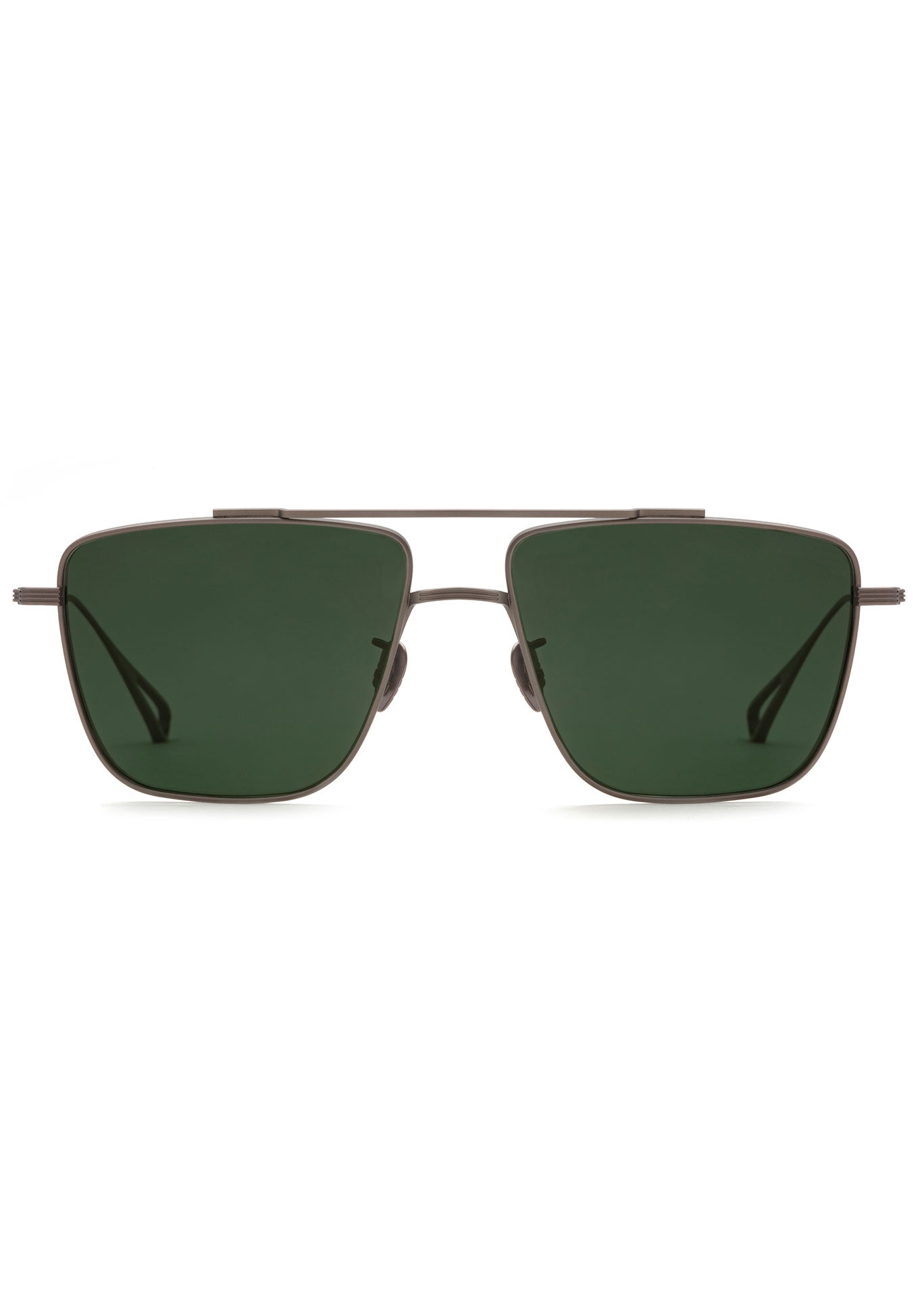 BOLDEN | Matte Gunmetal Titanium Polarized Handcrafted, luxury titanium hardware KREWE sunglasses