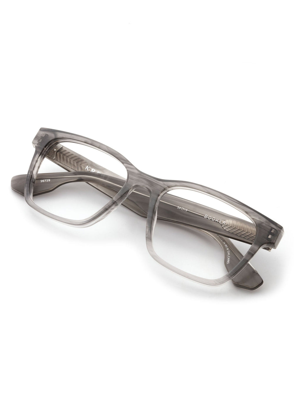 KREWE BOOKER | Birch Handcrafted, Luxury Grey Acetate Glasses