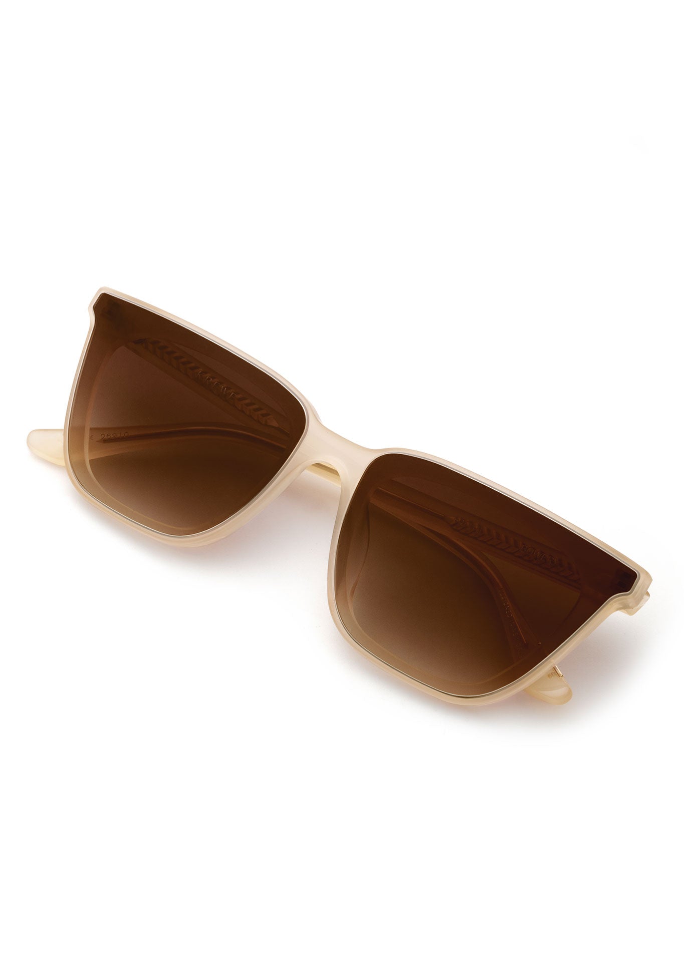BOWERY NYLON | Blonde Handcrafted, Luxury tan acetate KREWE sunglasses