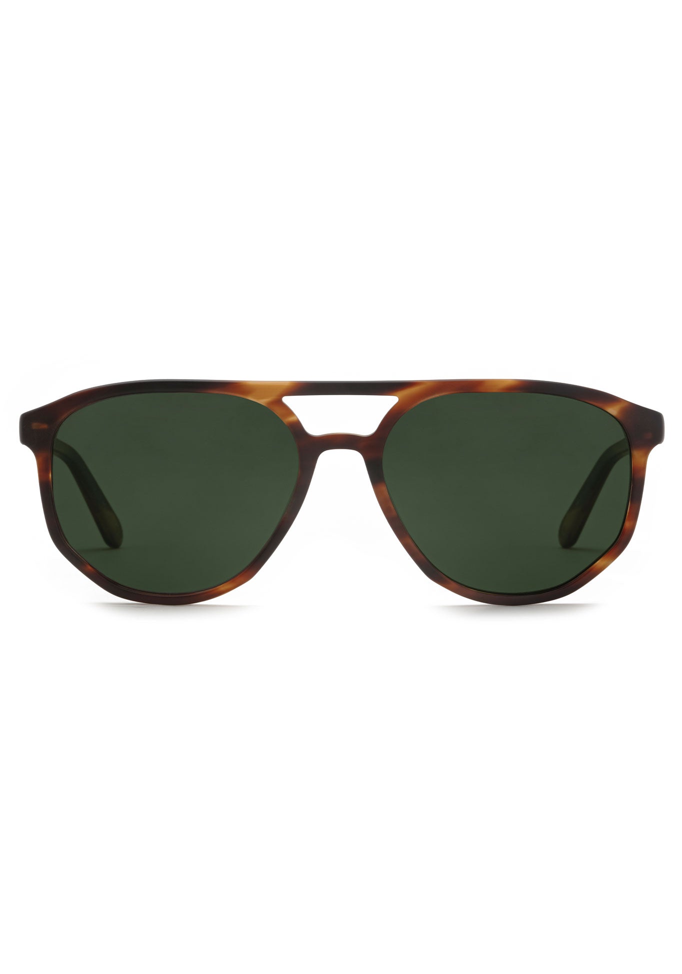 BRANDO | Matte Hickory Handcrafted, luxury brown tortoise acetate KREWE sunglasses