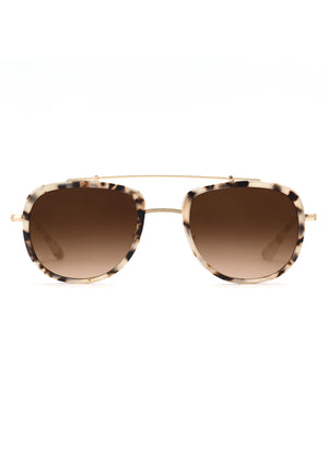 BRETON | Matte Oyster 24K handcrafted acetate sunglasses
