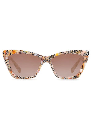 BRIGITTE | Poppy Mirrored Handcrafted, Colorful Acetate KREWE Sunglasses