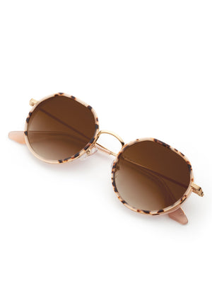 CALLIOPE | Matte Oyster to Petal 24K Handcrafted, luxury acetate KREWE sunglasses