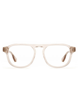 KREWE CALVIN | Buff Handcrafted, luxury clear acetate eyeglasses