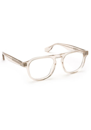 KREWE CALVIN | Buff Handcrafted, luxury clear acetate eyeglasses