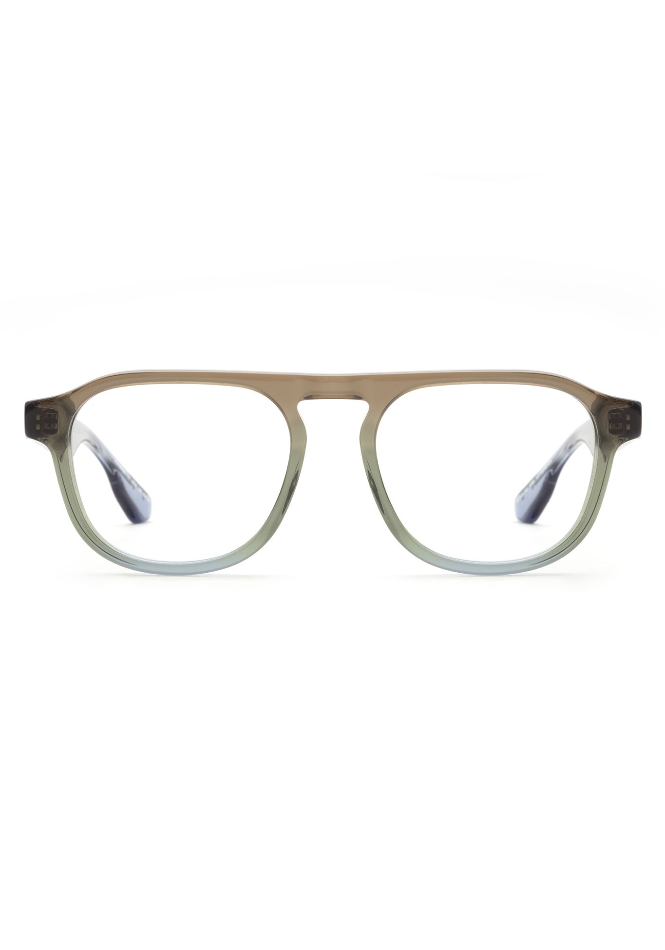 KREWE CALVIN | Matcha Handcrafted, luxury blue and green acetate eyeglasses