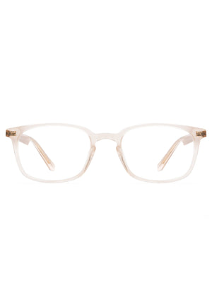 KREWE CARLYLE | Buff Handcrafted, luxury clear acetate eyeglasses