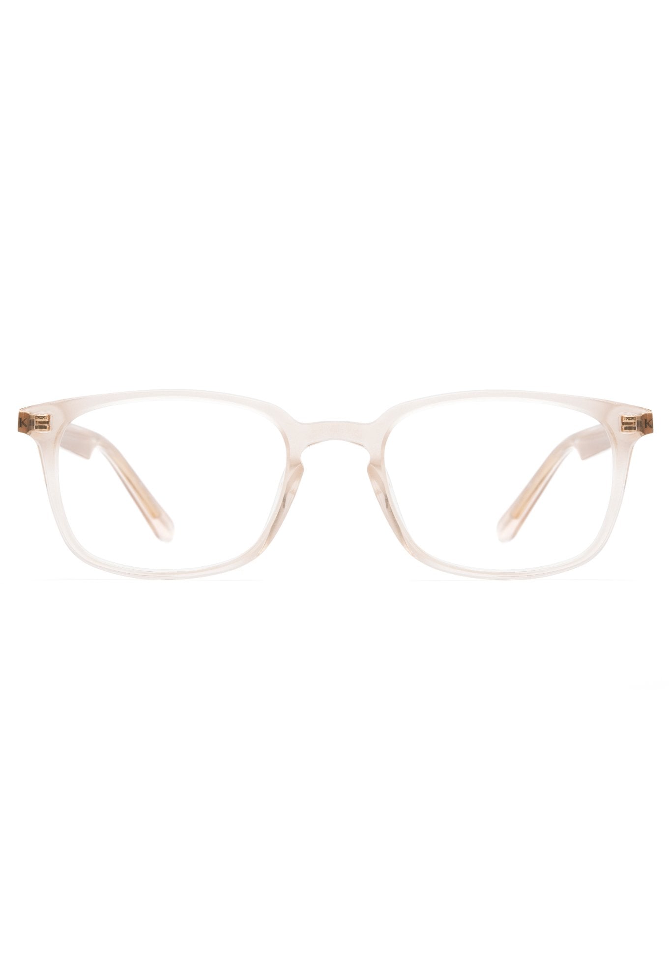KREWE CARLYLE | Buff Handcrafted, luxury clear acetate eyeglasses