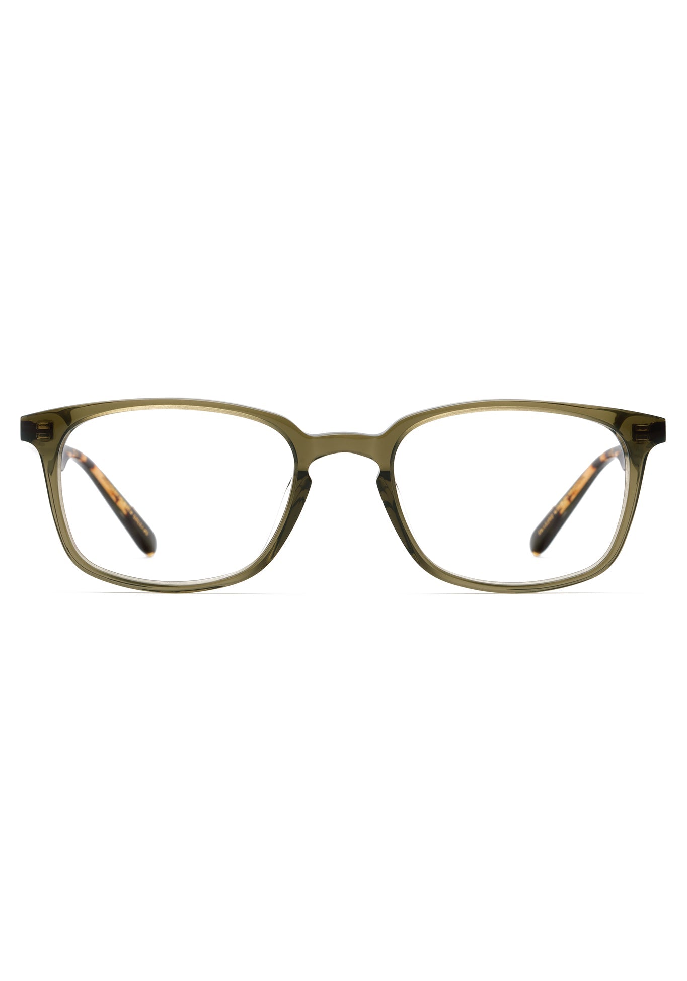 KREWE CARLYLE | Sage + Black Handcrafted, luxury green acetate eyeglasses