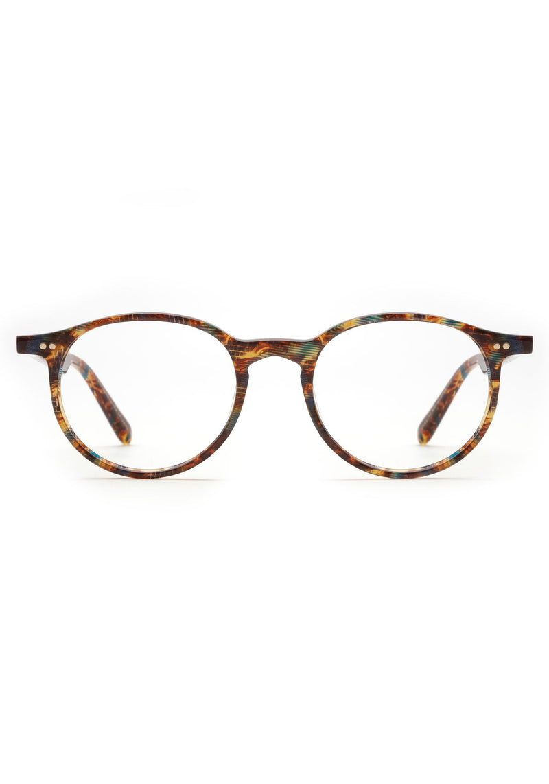 KREWE CARSON II | Heron Handcrafted, luxury brown acetate eyeglasses