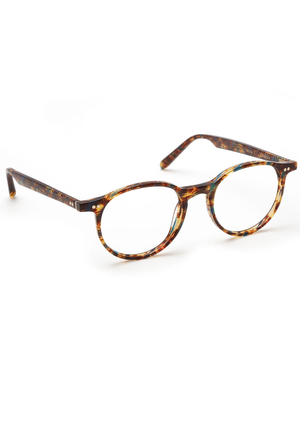 KREWE CARSON II | Heron Handcrafted, luxury brown acetate eyeglasses