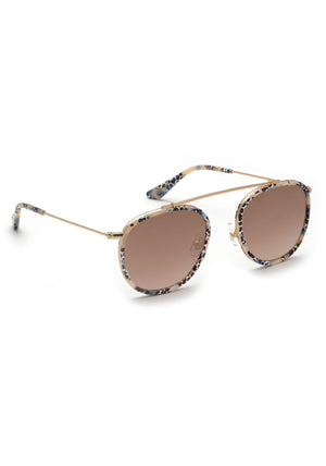 CHARTRES | Milano 24K Mirrored Handcrafted, luxury spotted acetate KREWE sunglasses