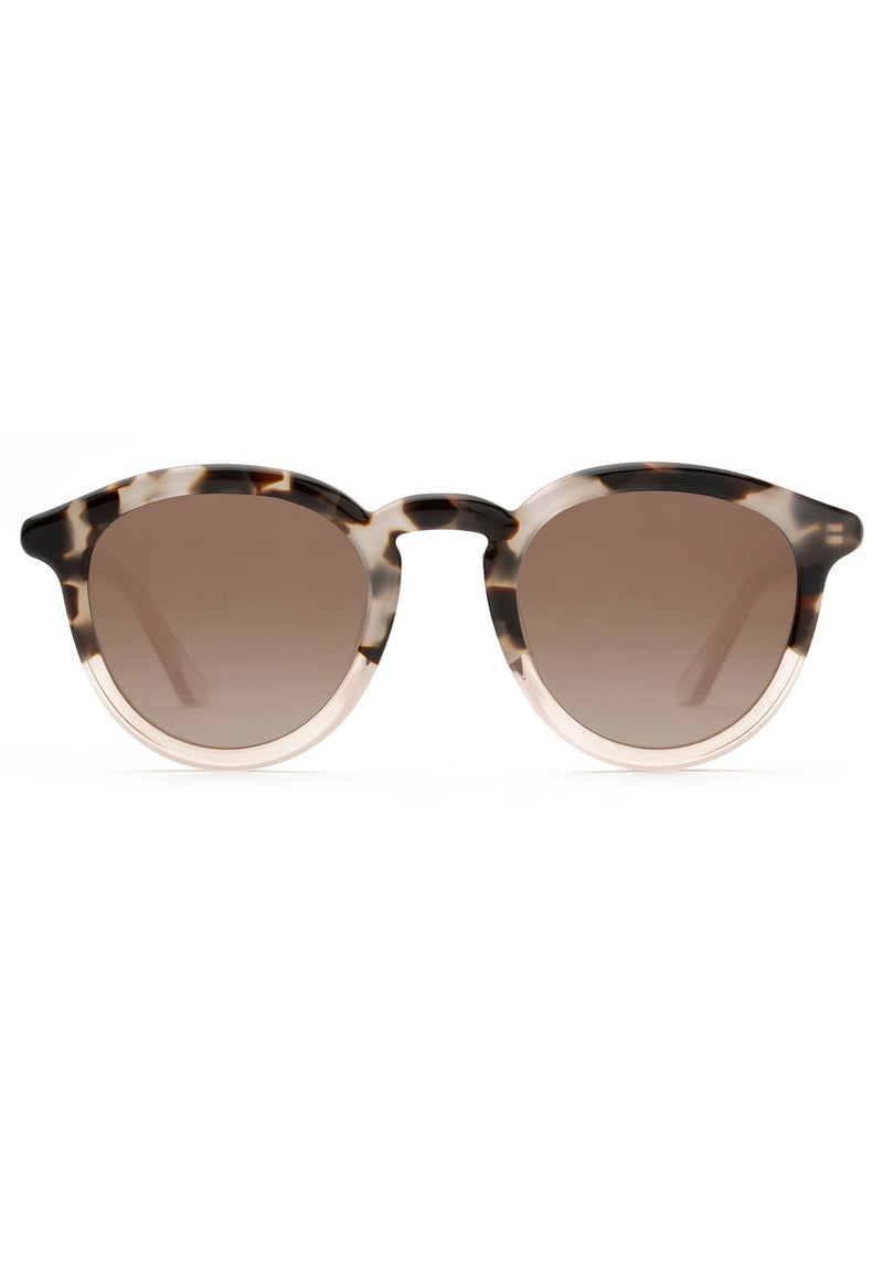 COLLINS | Malt to Petal Mirror Polarized Handcrafted, luxury tortoise acetate KREWE sunglasses