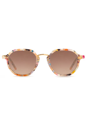 KREWE DAKOTA | Gelato Mirrored Handcrafted, luxury, deisgner multicolored acetate sunglasses