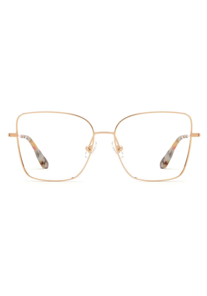 DOROTHY | 18K Rose + Gelato Handcrafted, 18k Gold Plated KREWE Eyeglasses