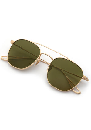 EARHART | 24K Titanium Polarized Handcrafted, luxury titanium KREWE sunglasses