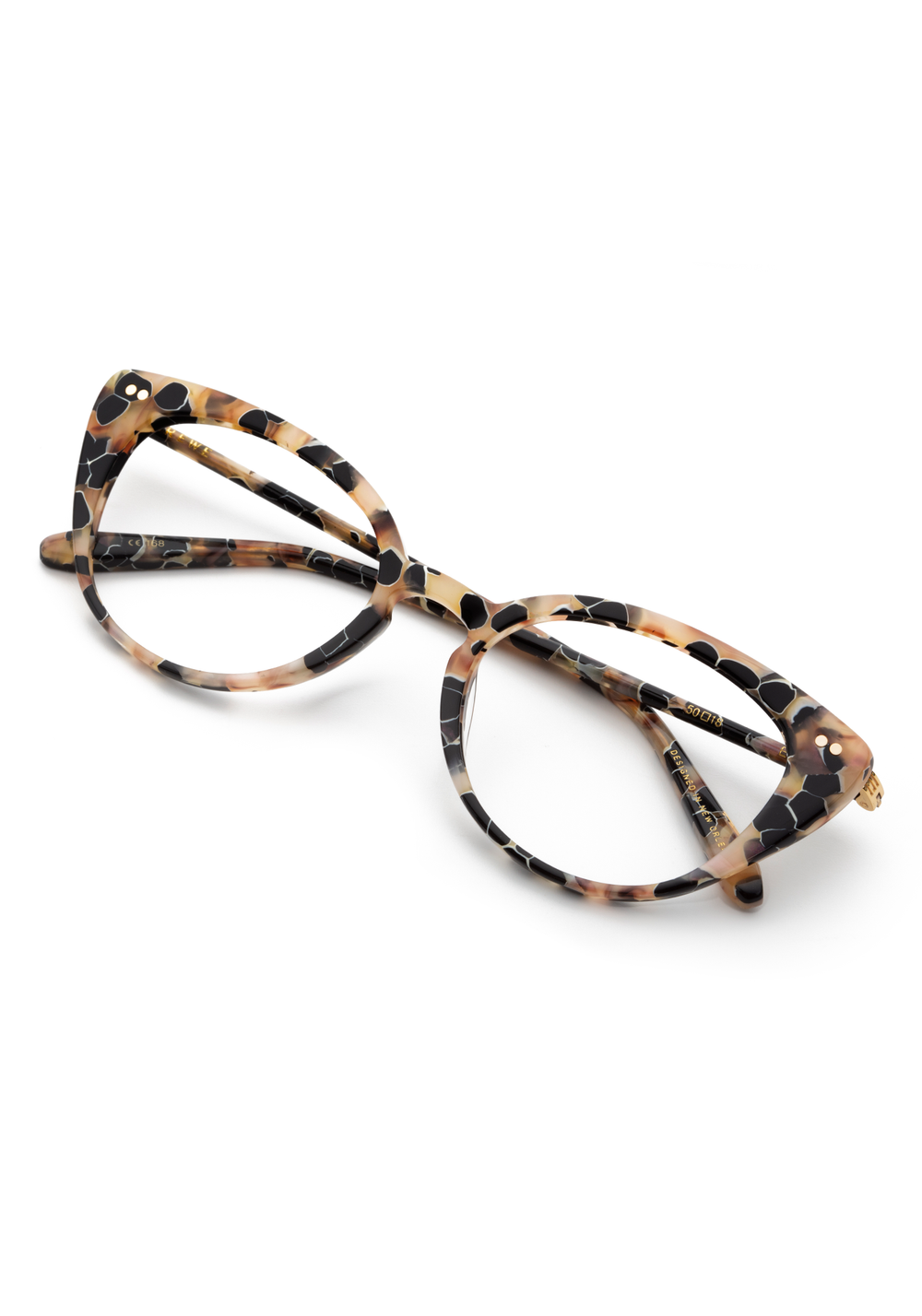 KREWE EMMA | Crema Handcrafted, luxury brown acetate eyeglasses