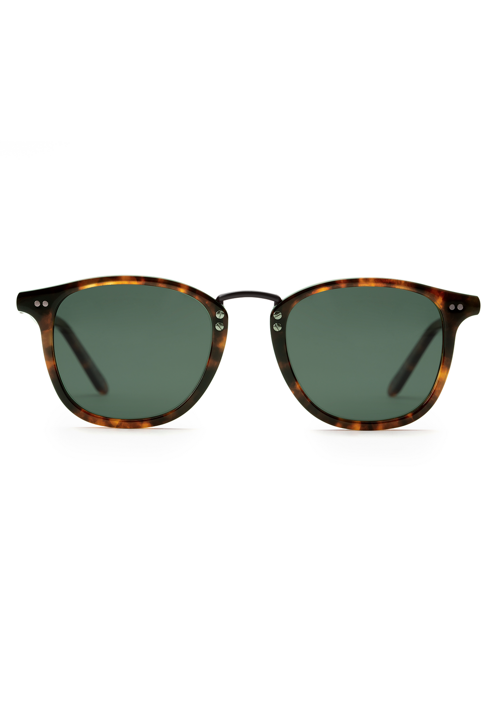 FRANKLIN | Rye Polarized Handcrafted, Luxury Brown Tortoise Acetate KREWE Sunglasses