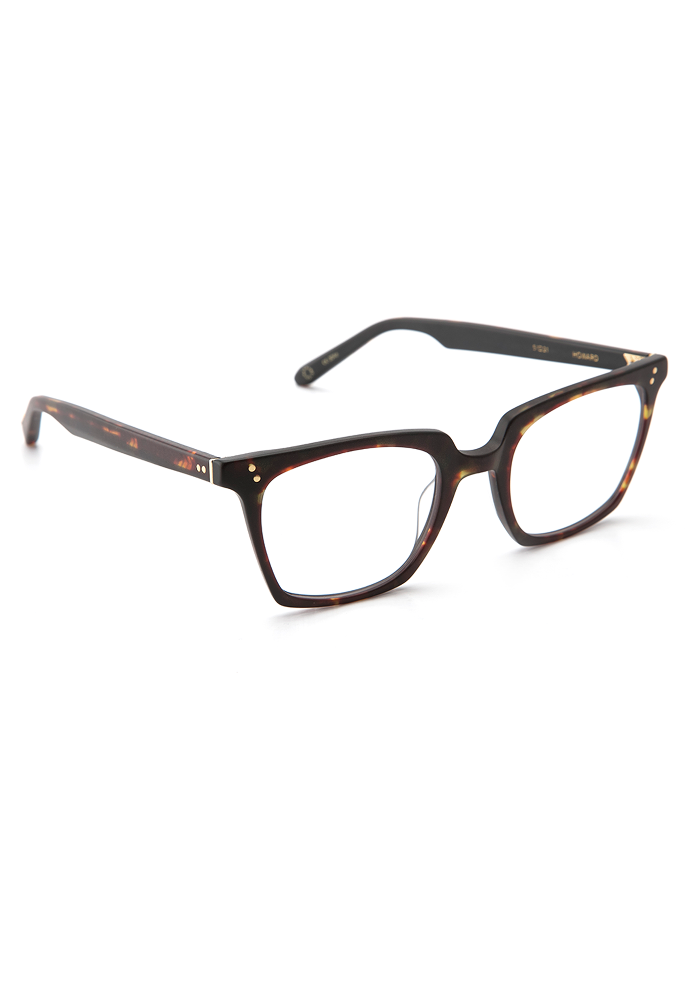 KREWE HOWARD | Matte Sazerac Handcrafted, Luxury Brown Acetate Eyeglasses
