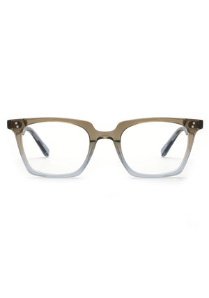 HOWARD | Green Tea Handcrafted, blue and green luxury acetate KREWE glasses
