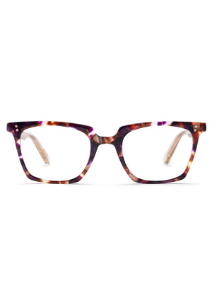 KREWE HOWARD | Stardust + Buff Rose Gold Handcrafted, Luxury Pink and Red Acetate Eyeglasses