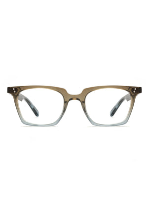 KREWE HOWARD (49) | Green Tea Handcrafted, Luxury, Designer Green and Blue Acetate Eyeglasses