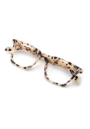 KREWE HOWARD (49) | Matte Oyster Handcrafted, luxury, designer matte tortoise shell acetate eyeglasses
