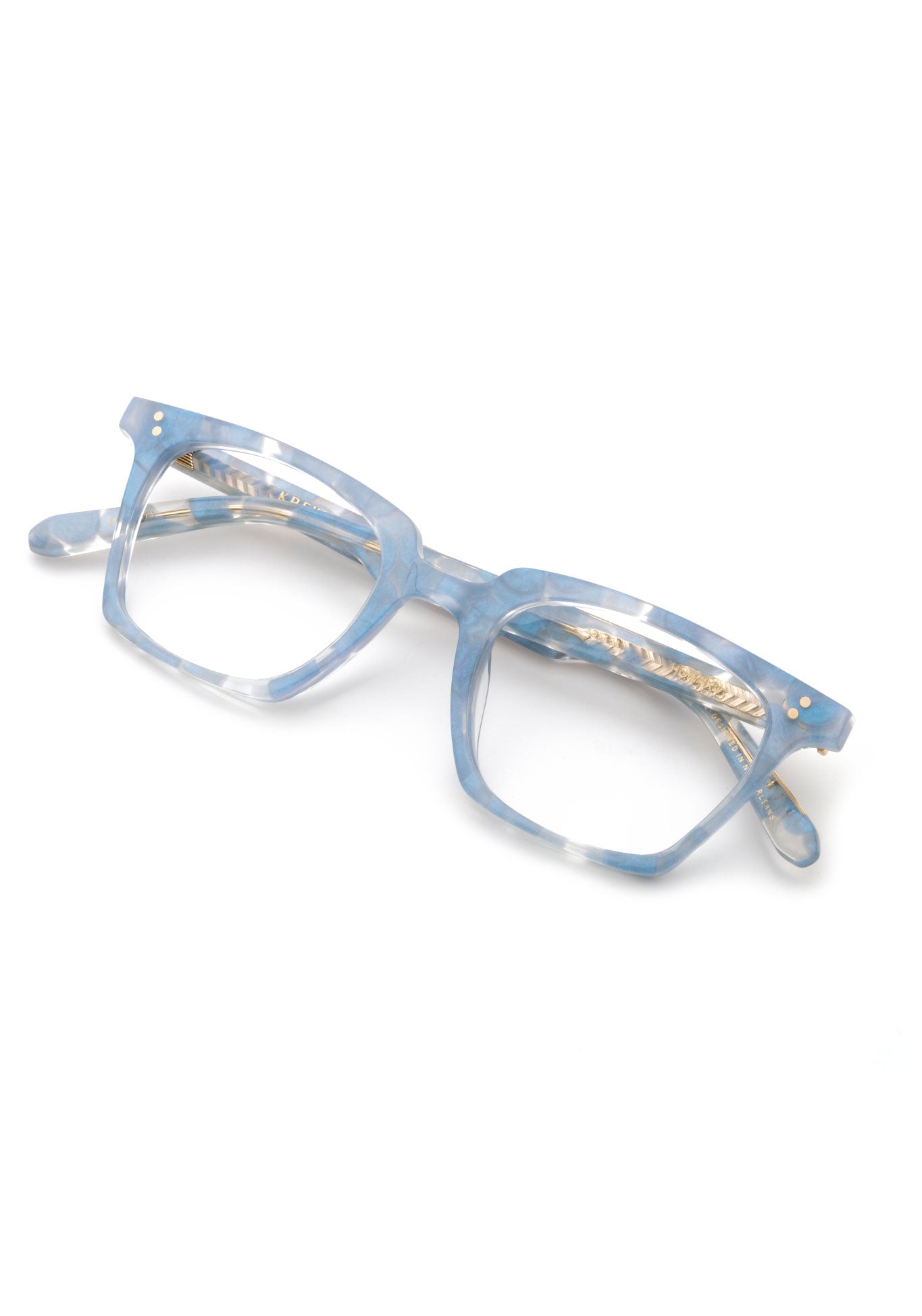 KREWE HOWARD (49) | Opaline Handcrafted, luxury, custom designer blue acetate eyeglasses
