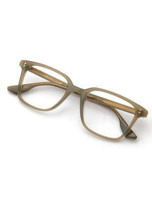 HUDSON II | Moss Handcrafted, luxury green acetate KREWE glasses