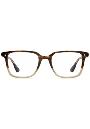 HUDSON II | Walnut Handcrafted, luxury brown acetate KREWE glasses