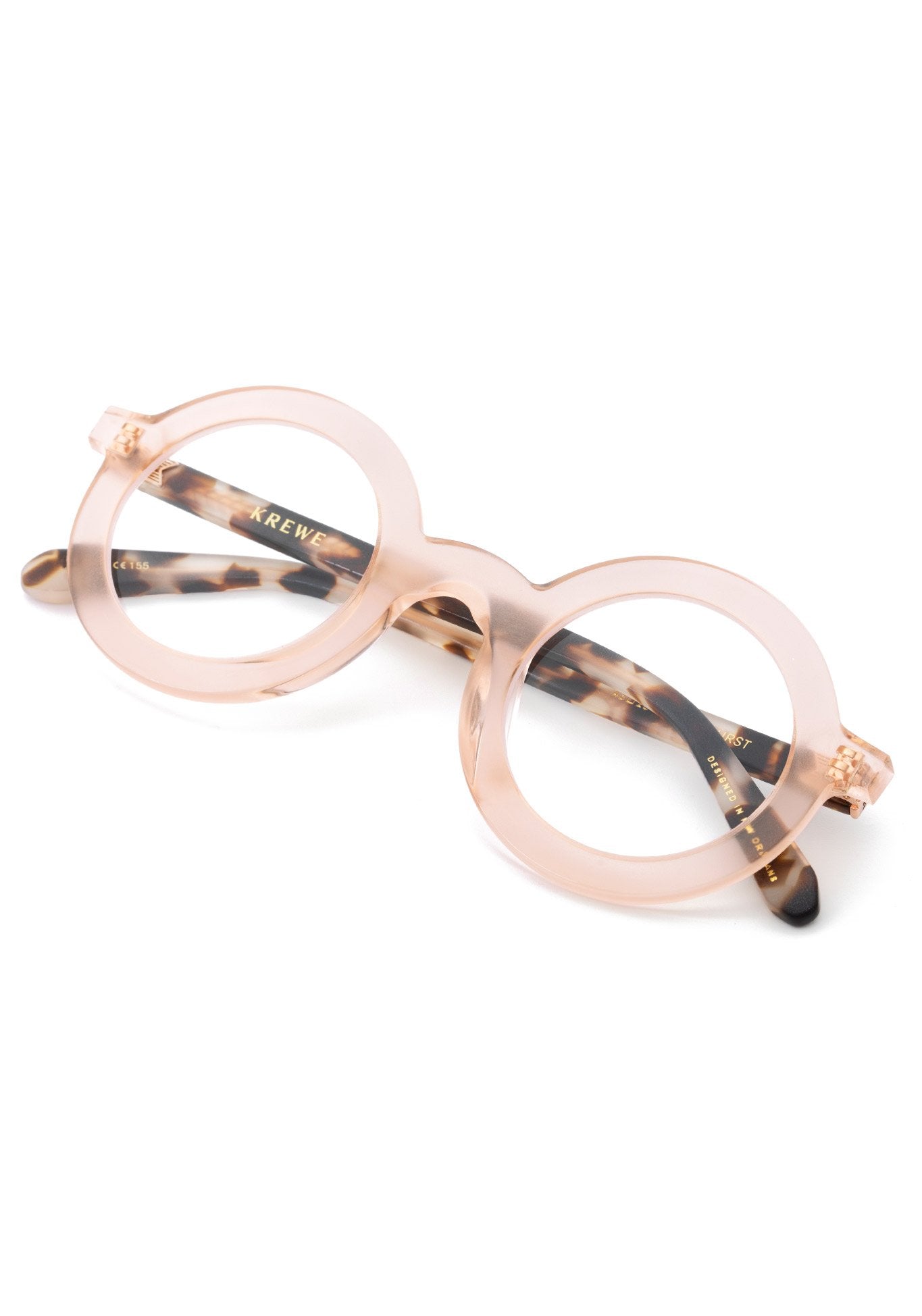 KREWE - HURST | Petal Handcrafted, Luxury Pink Acetate Eyeglasses