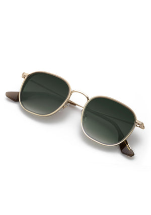 HYDE | 12K + Matcha + Pine Handcrafted, luxury green acetate and stainless steel KREWE sunglasses