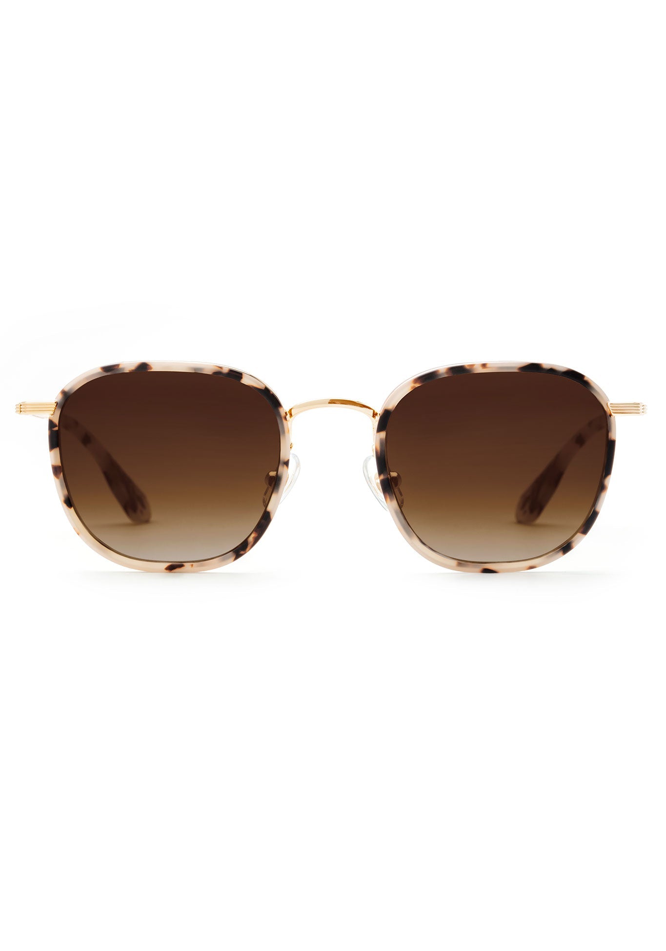 HYDE | 18K + Matte Oyster Handcrafted, luxury tortoise acetate KREWE sunglasses