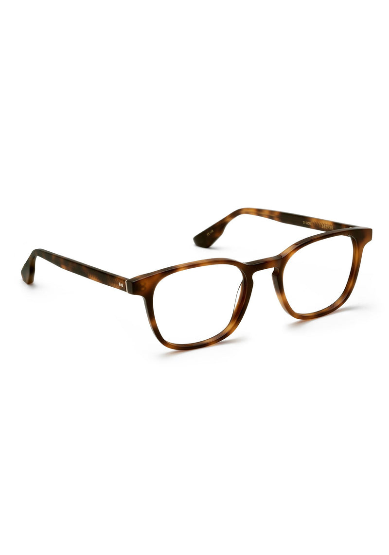 KREWE - JASPER | Maple Handcrafted, luxury brown acetate eyeglasses