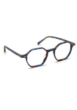 KREWE - JULIEN | Blue Steel Handcrafted, luxury blue acetate eyeglasses