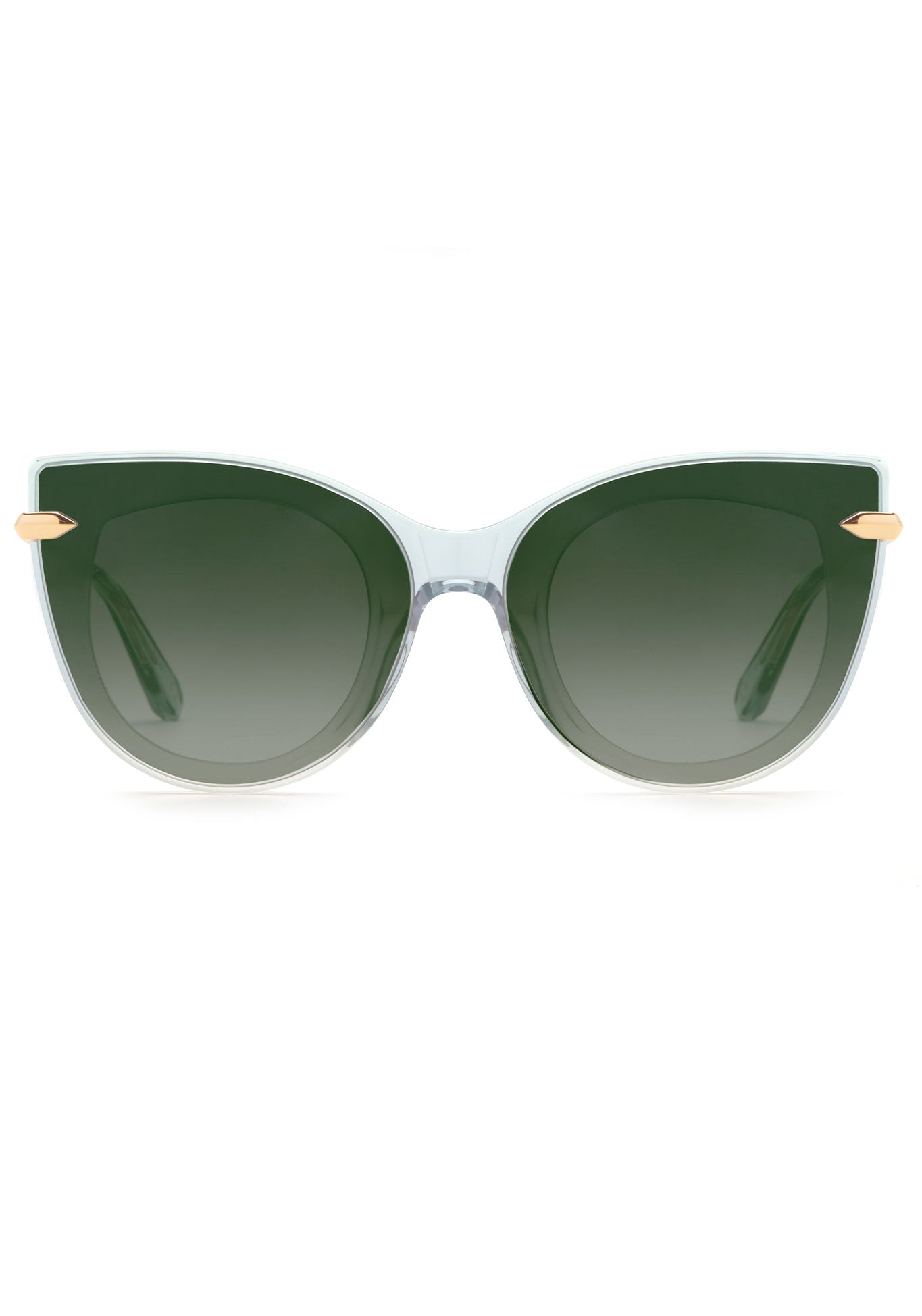 LAVEAU NYLON | Lagoon 24K Mirrored Handcrafted, Luxury, Blue Acetate KREWE Sunglasses