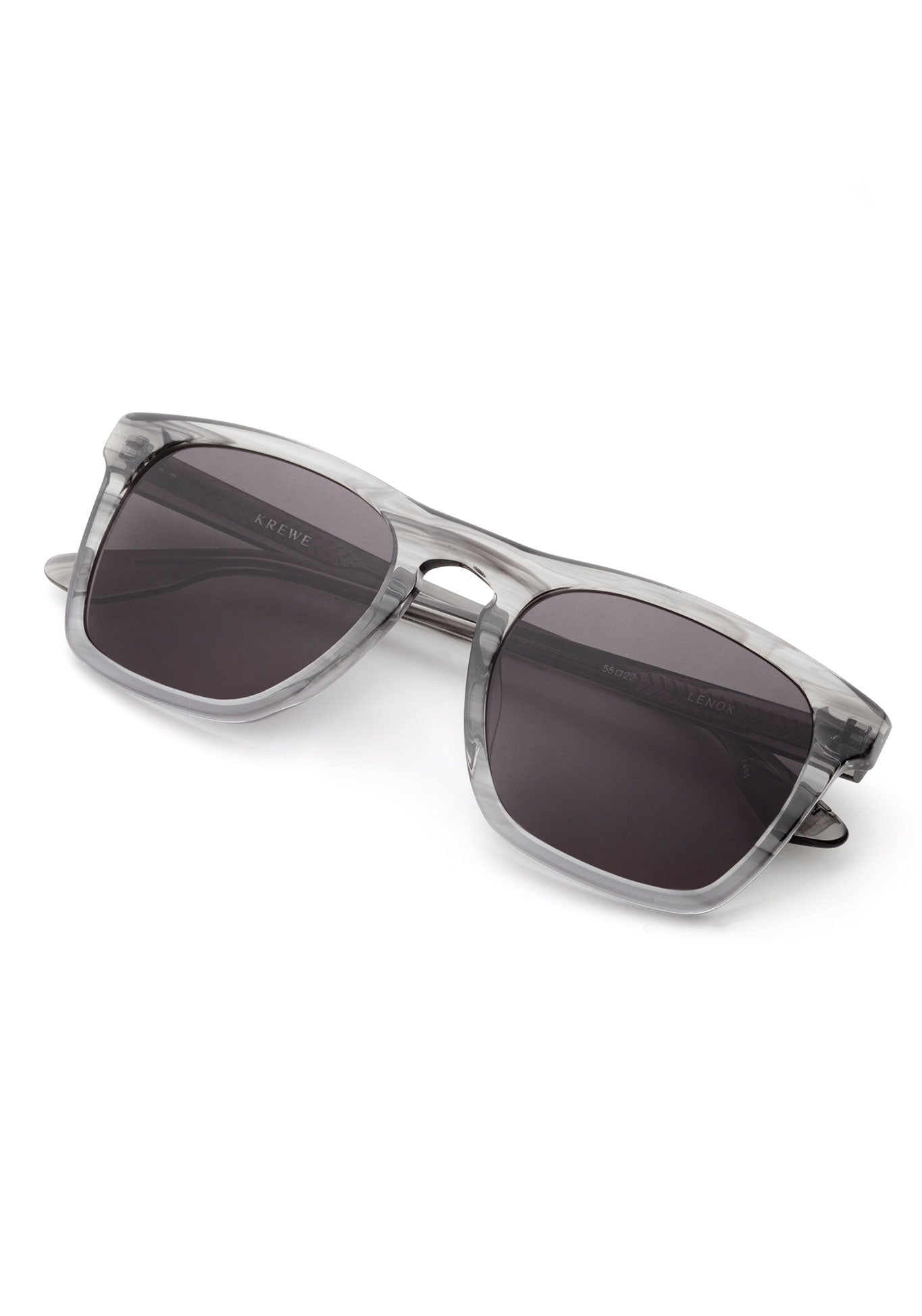 LENOX | Birch Handcrafted, luxury grey acetate KREWE sunglasses