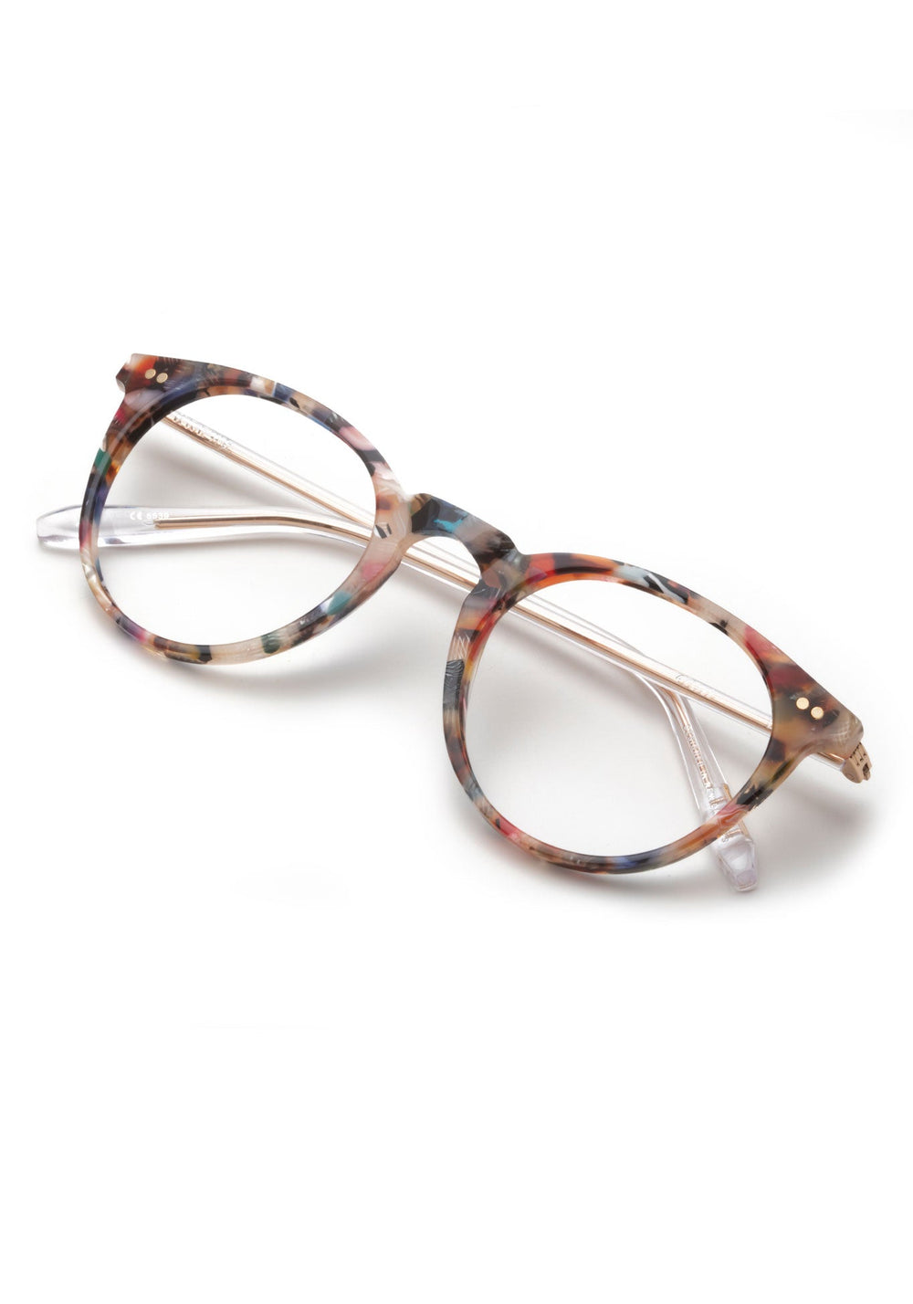 KREWE - LISBON | Capri + Crystal Handcrafted, Luxury Colorful Acetate Eyeglasses