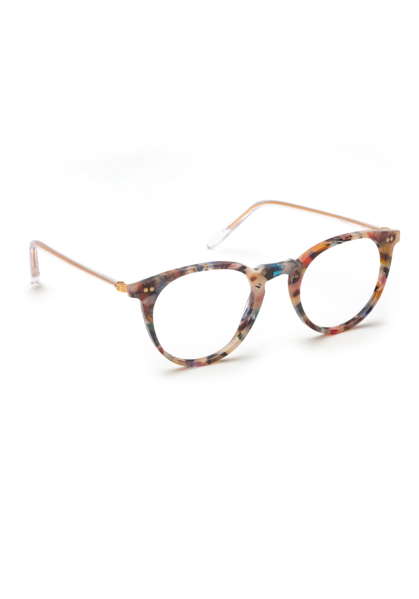 KREWE - LISBON | Capri + Crystal Handcrafted, Luxury Colorful Acetate Eyeglasses