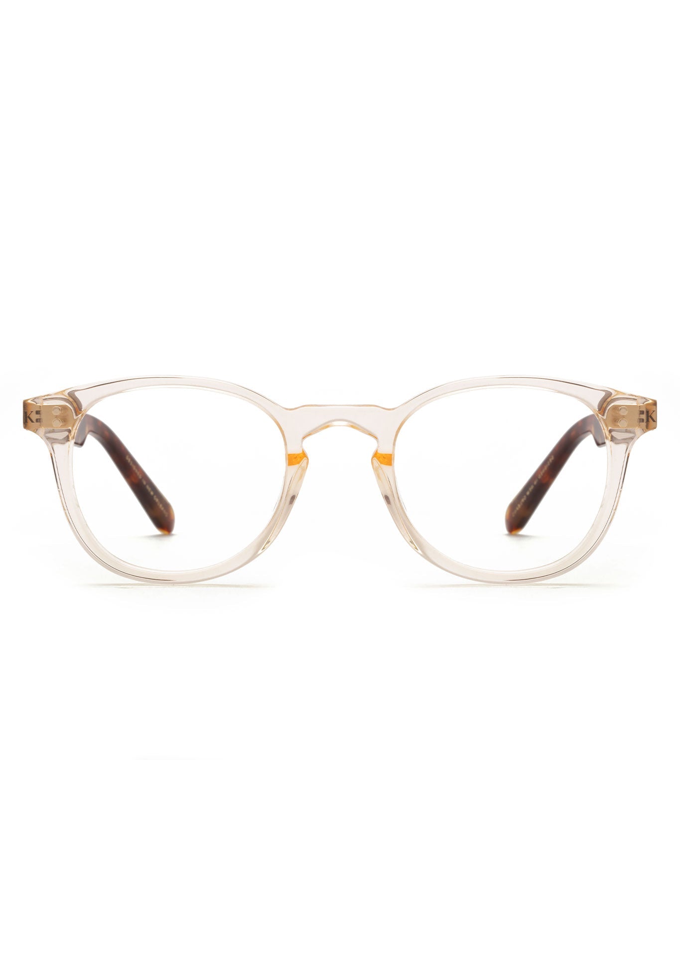 KREWE - MARENGO | Haze + Rye Handcrafted, luxury yellow acetate eyeglasses