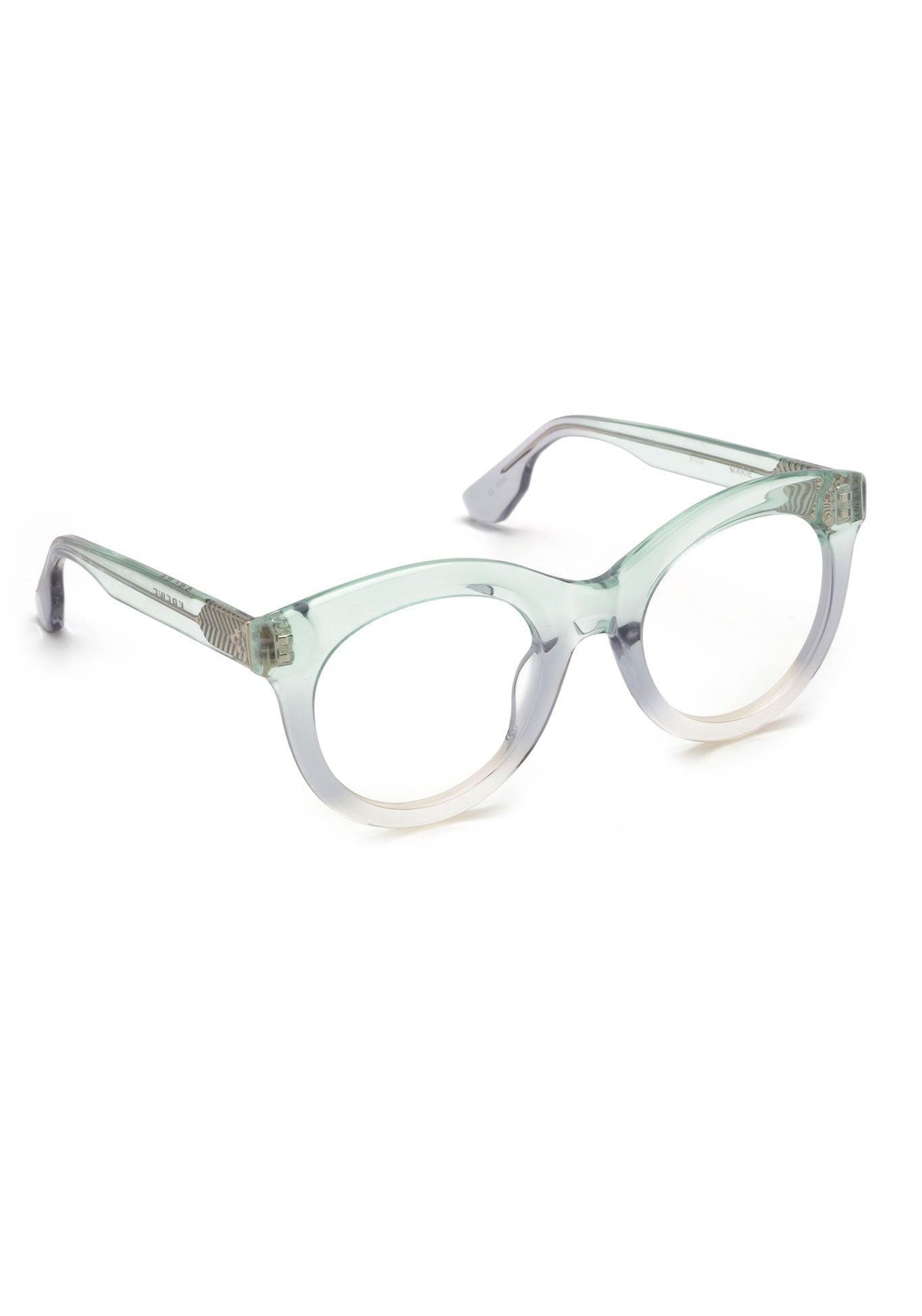 KREWE - MARIE | Lagoon Handcrafted, luxury blue acetate eyeglasses