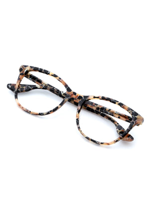 KREWE - MELROSE | Crema Handcrafted, luxury brown acetate eyeglasses